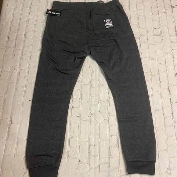 Men’s eckõ unitd XL rhino joggers gray sweats Y2K  polyester punk skater metal - Picture 2 of 10